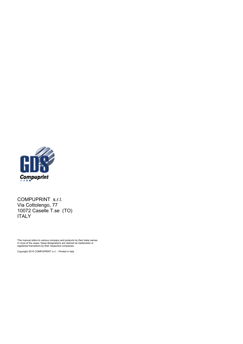 Compuprint 2056 User Manual | Page 68 / 68