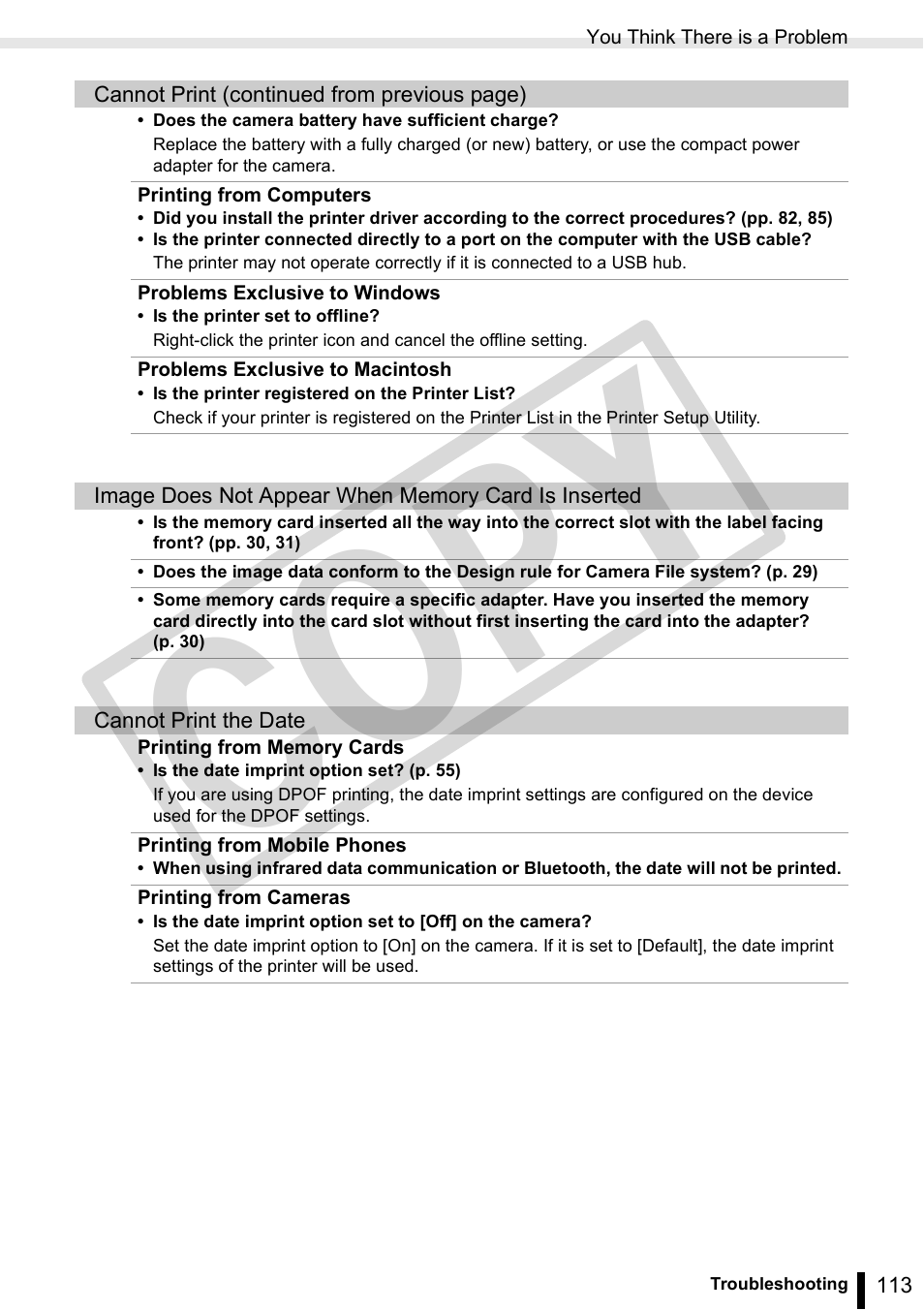 Co py | Canon SELPHY ES3 CDP-E063-010 User Manual | Page 113 / 124