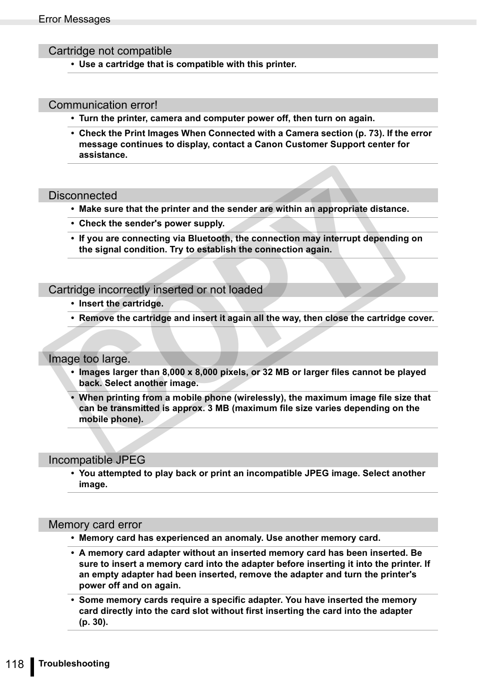 Co py | Canon SELPHY ES3 CDP-E063-010 User Manual | Page 118 / 124