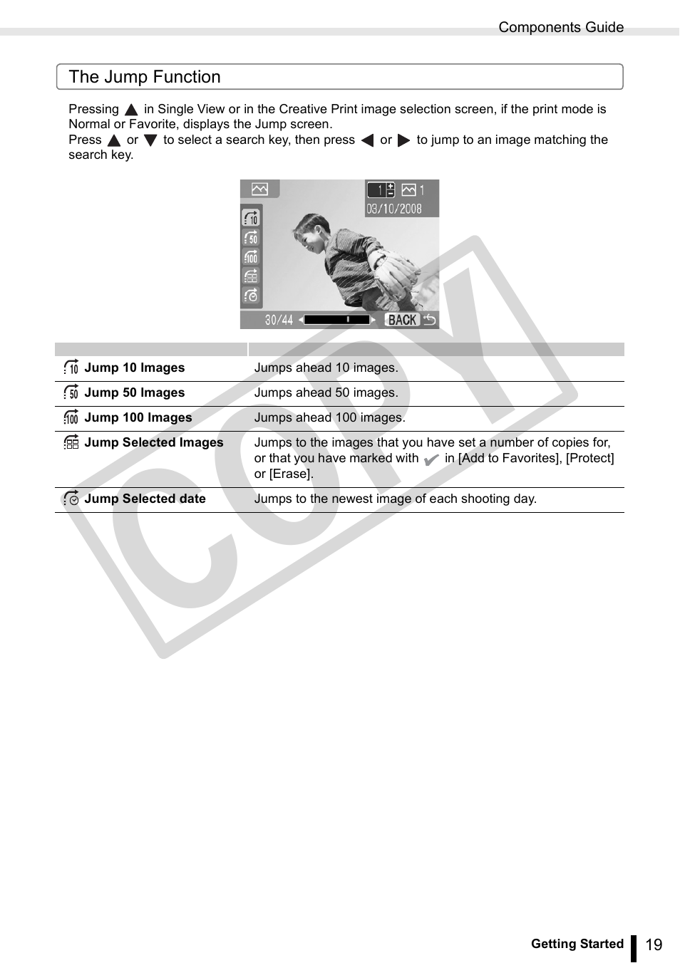 Co py | Canon SELPHY ES3 CDP-E063-010 User Manual | Page 19 / 124