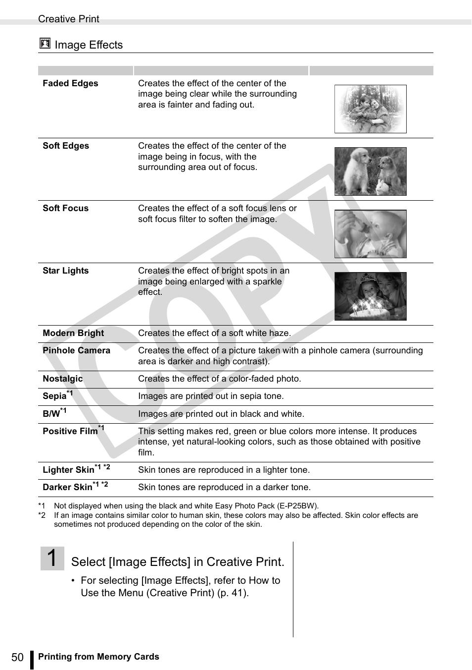 Co py | Canon SELPHY ES3 CDP-E063-010 User Manual | Page 50 / 124