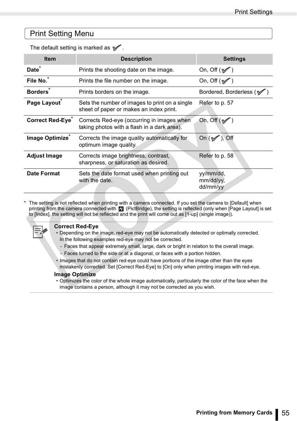 Co py | Canon SELPHY ES3 CDP-E063-010 User Manual | Page 55 / 124