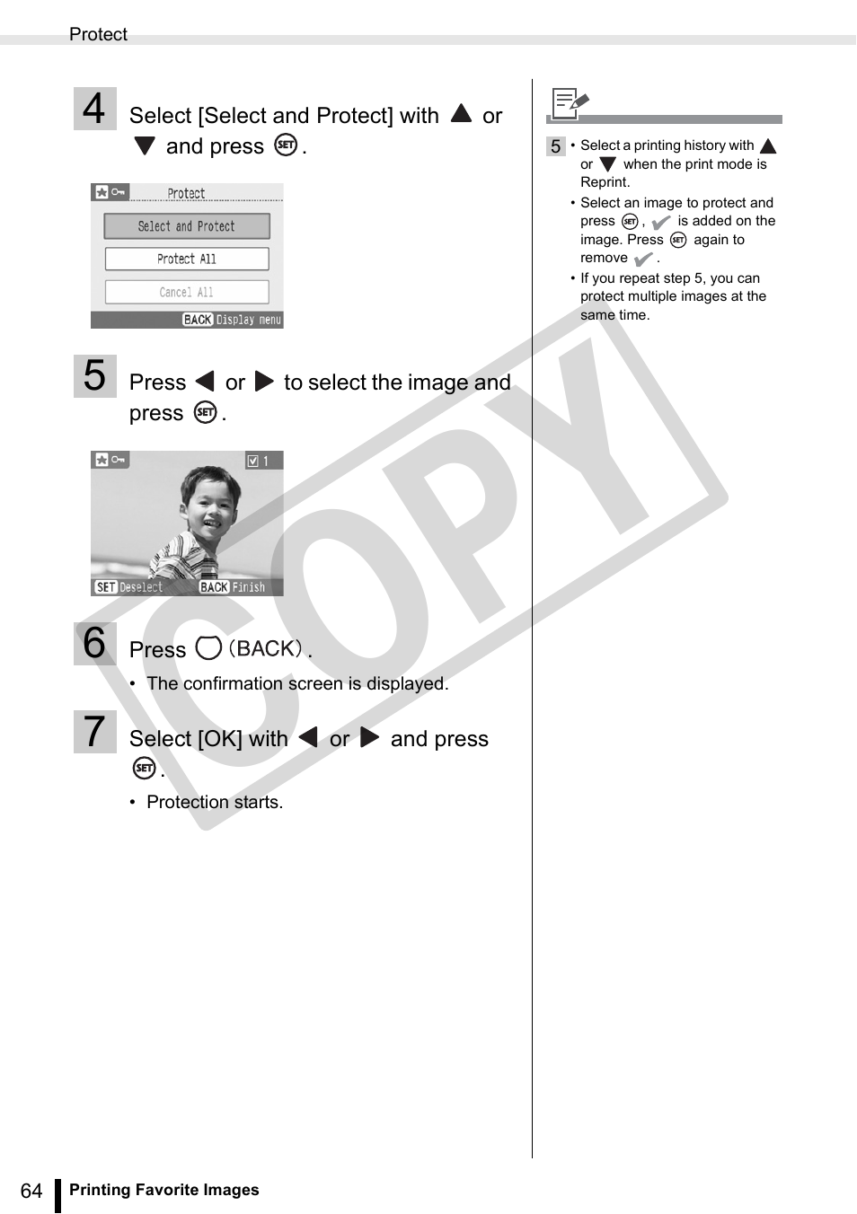 Co py | Canon SELPHY ES3 CDP-E063-010 User Manual | Page 64 / 124