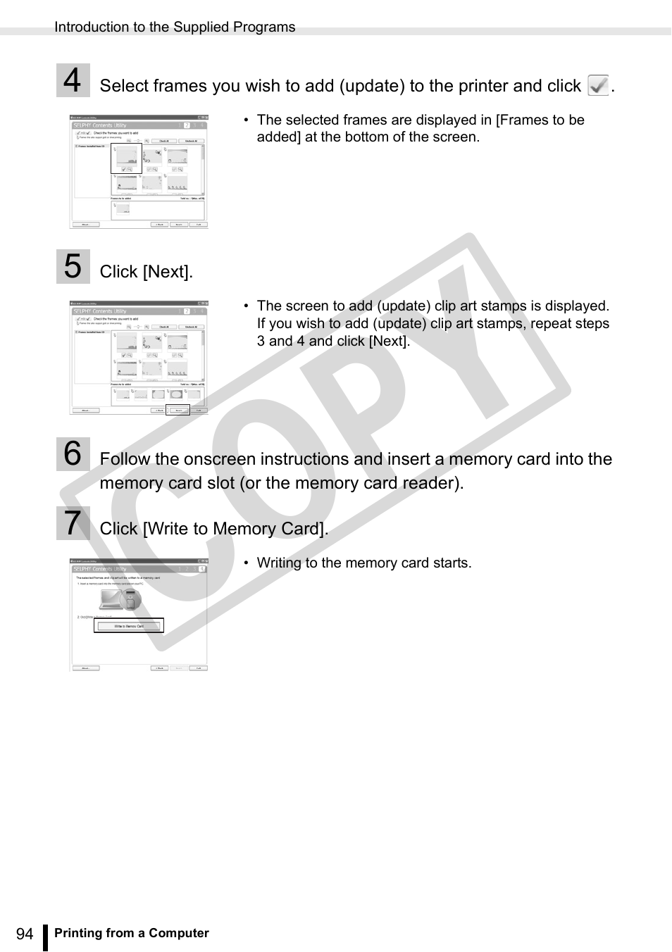 Co py | Canon SELPHY ES3 CDP-E063-010 User Manual | Page 94 / 124