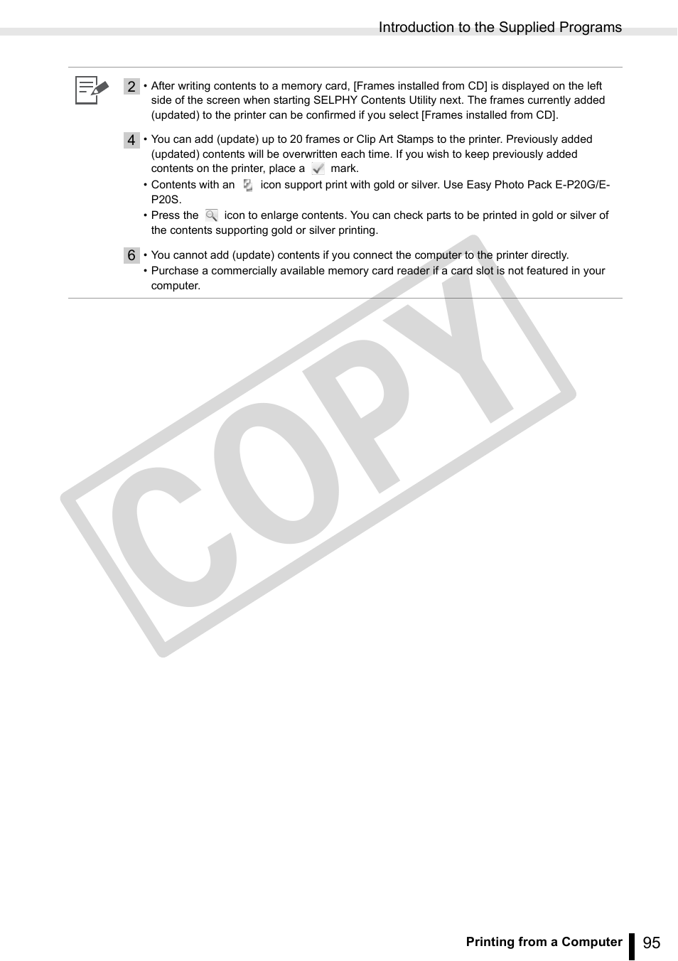 Co py | Canon SELPHY ES3 CDP-E063-010 User Manual | Page 95 / 124