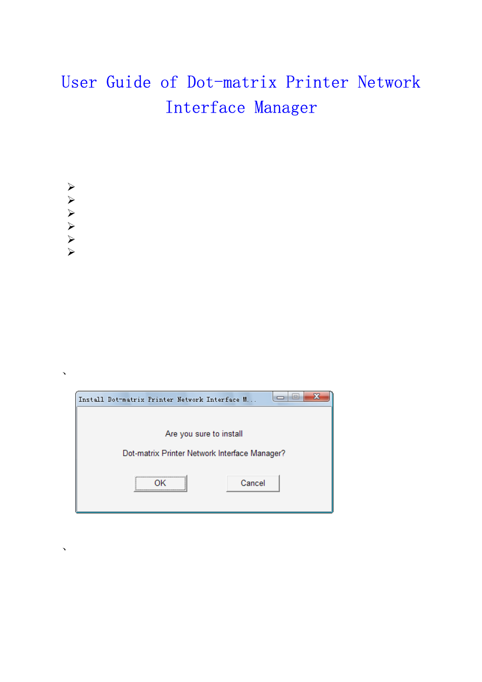 Compuprint 3046 Network Interface Tools User Manual | 6 pages