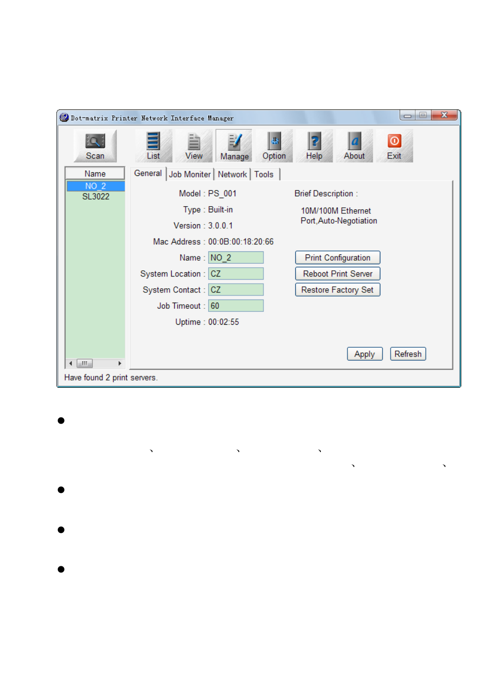 Compuprint 3046 Network Interface Tools User Manual | Page 5 / 6