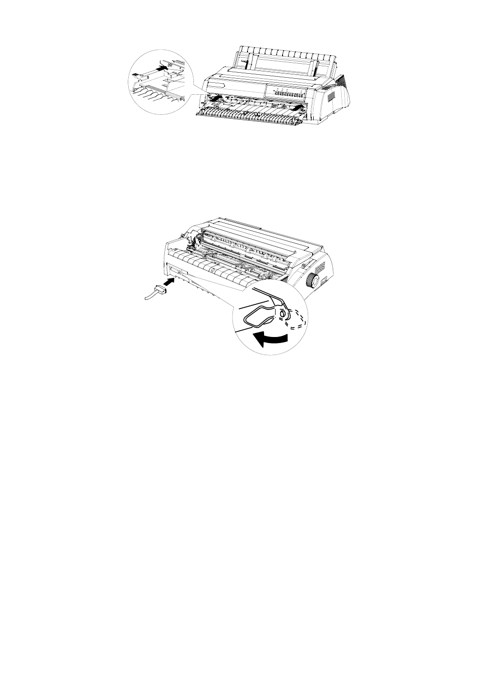 Host computer connection and driver installation, Connect printer with computer, Usb port usage | Compuprint 3046 Installation User Manual | Page 5 / 7