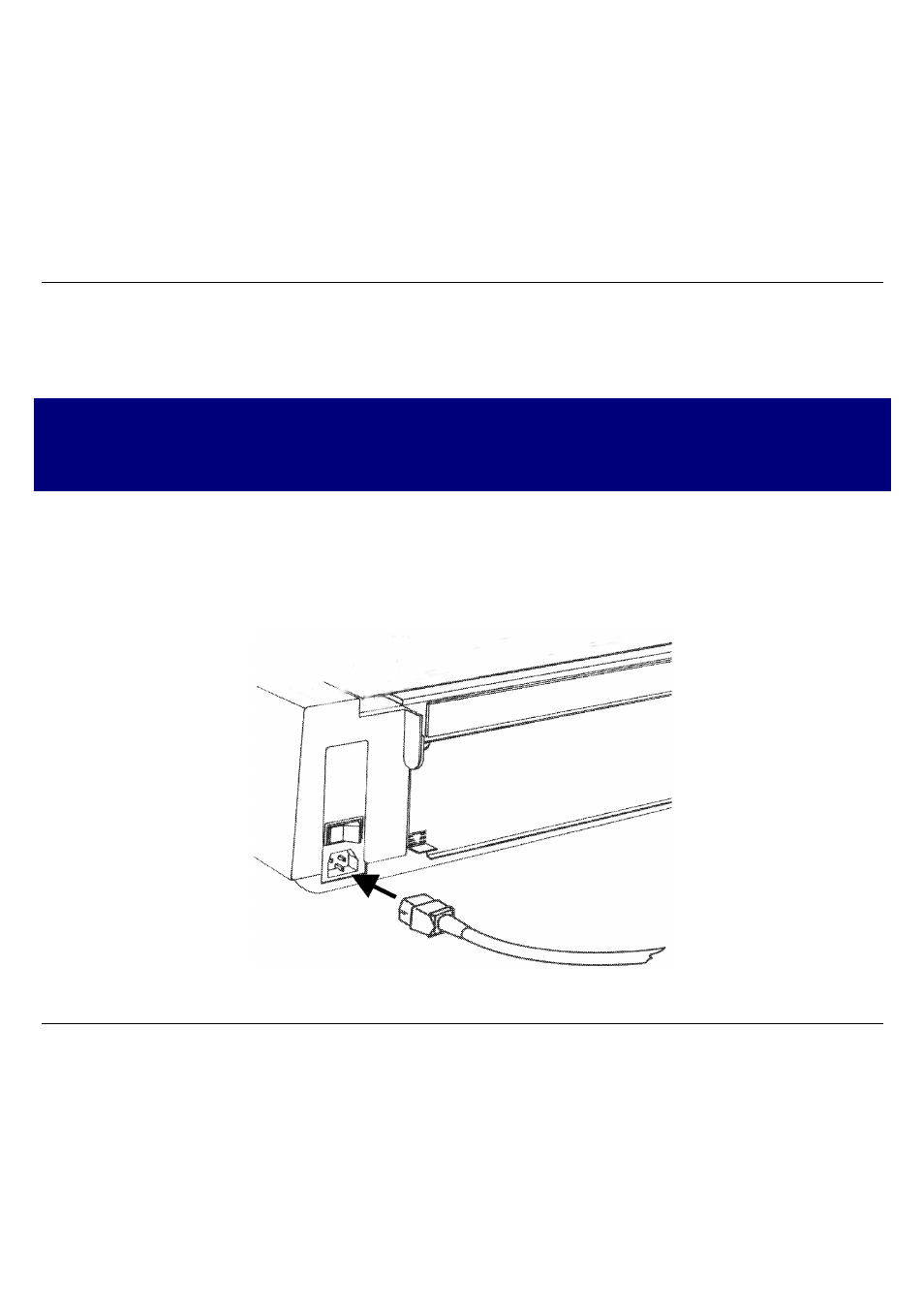 Power connection | Compuprint 4051 User Manual | Page 24 / 126