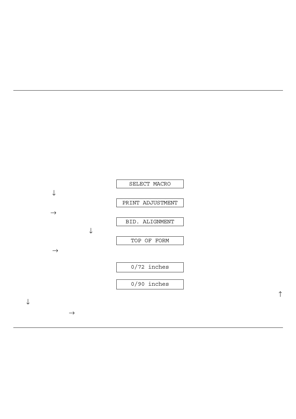 Top of form adjustment | Compuprint 4051 User Manual | Page 87 / 126