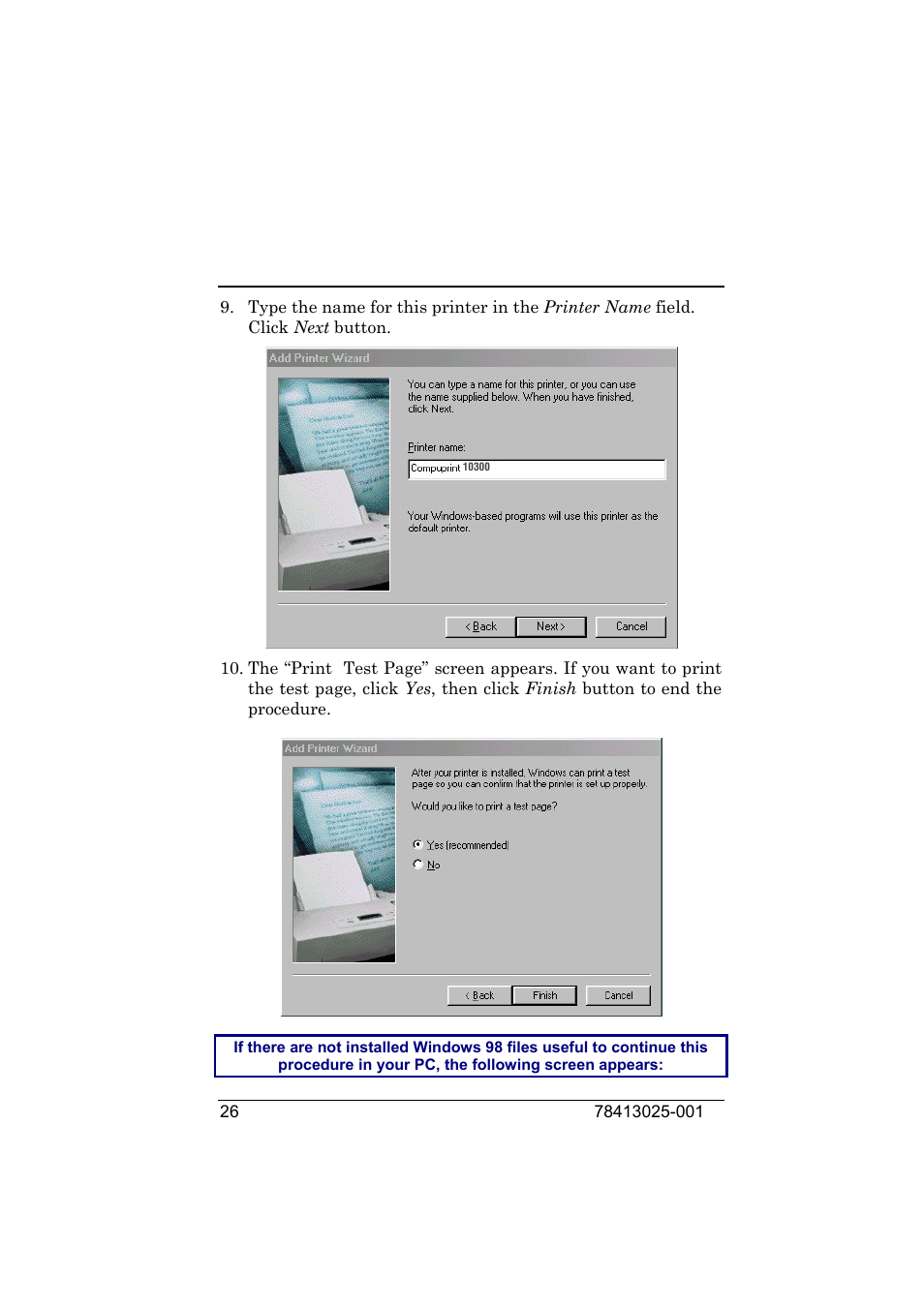 Compuprint 9050 LAN Installation User Manual | Page 26 / 62