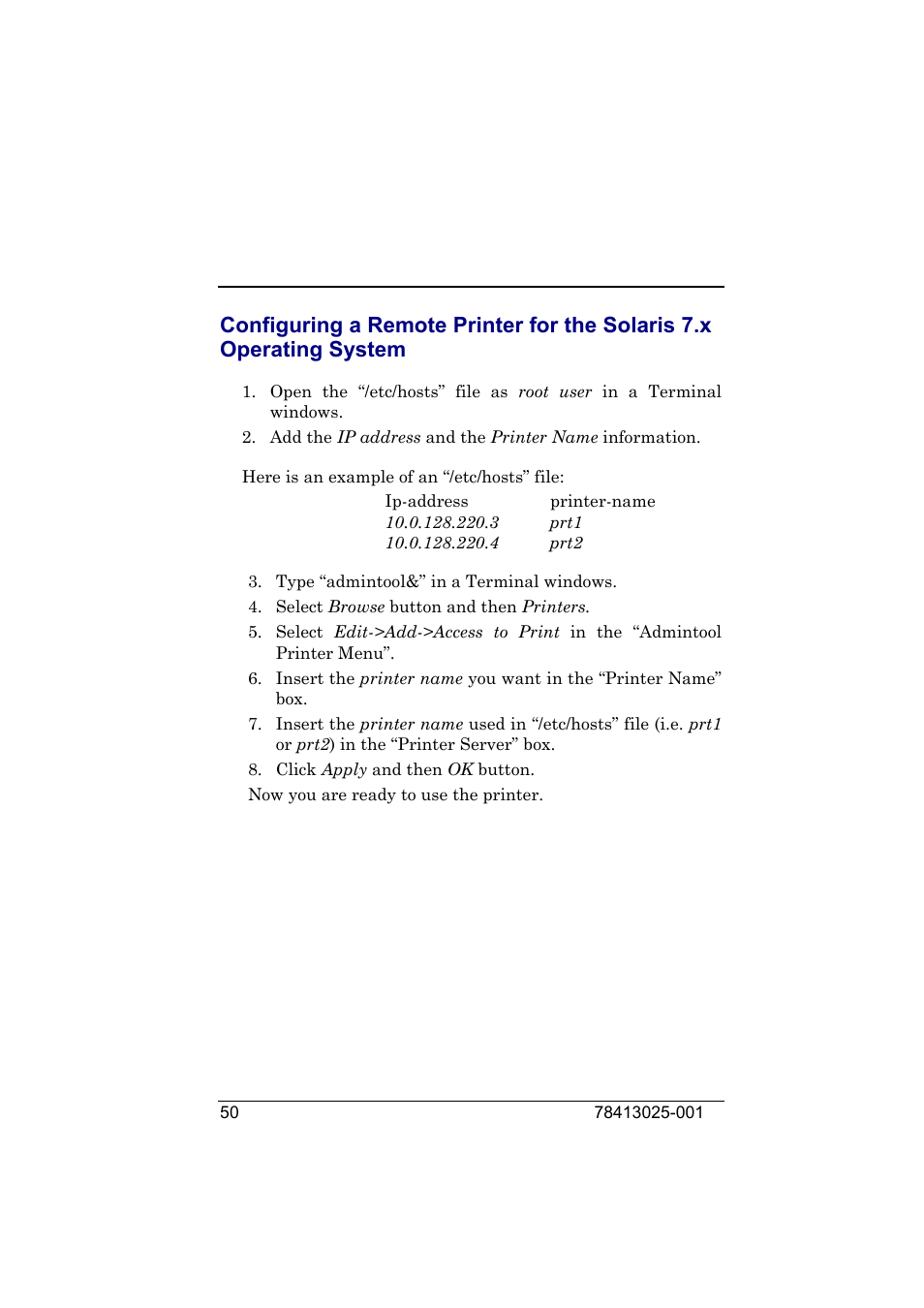 Compuprint 9050 LAN Installation User Manual | Page 50 / 62