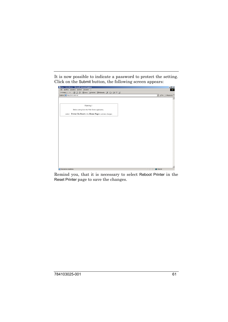 Compuprint 9050 LAN Installation User Manual | Page 61 / 62