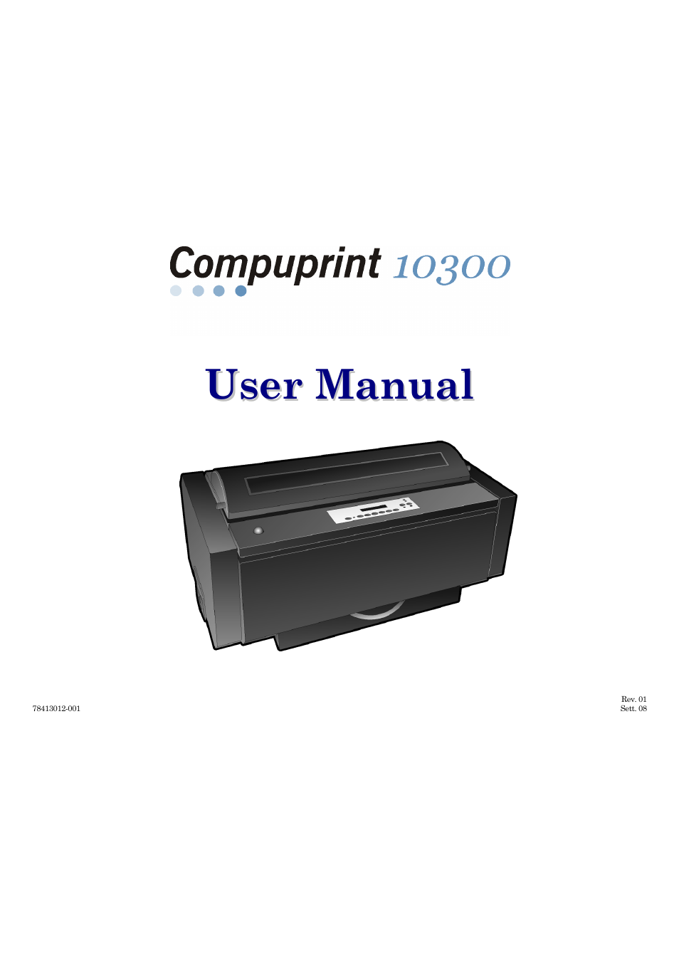 Compuprint 10300 User Manual | 170 pages