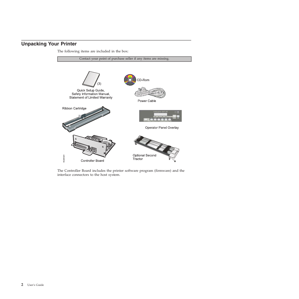 Unpacking your printer | Compuprint 4247-L03 User Manual | Page 14 / 142