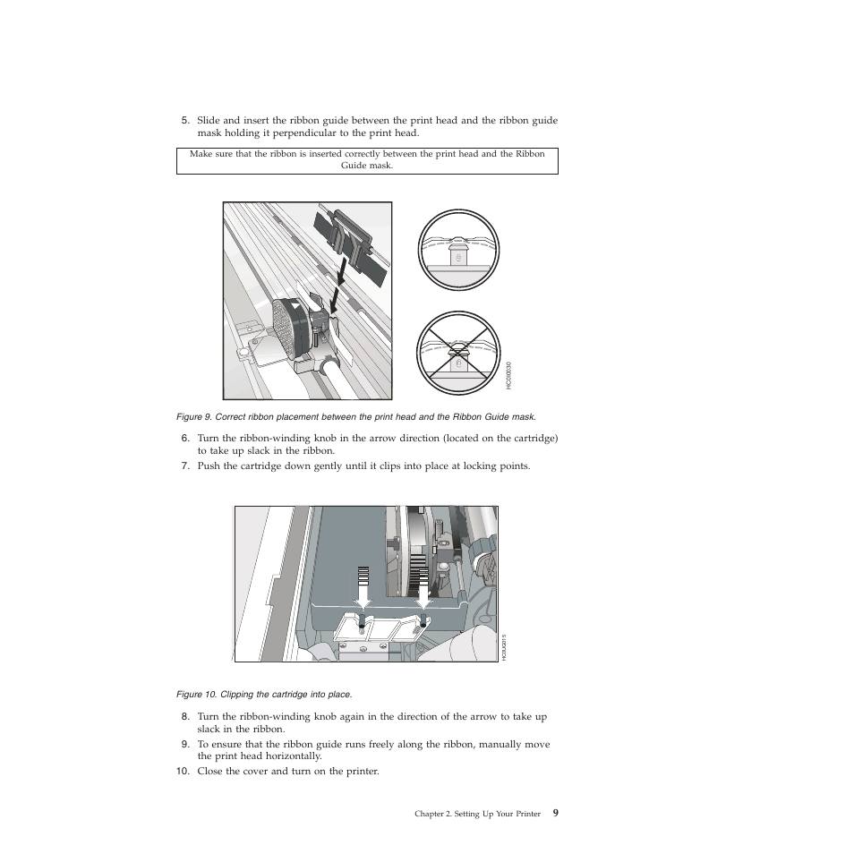 Clipping the cartridge into place | Compuprint 4247-L03 User Manual | Page 21 / 142