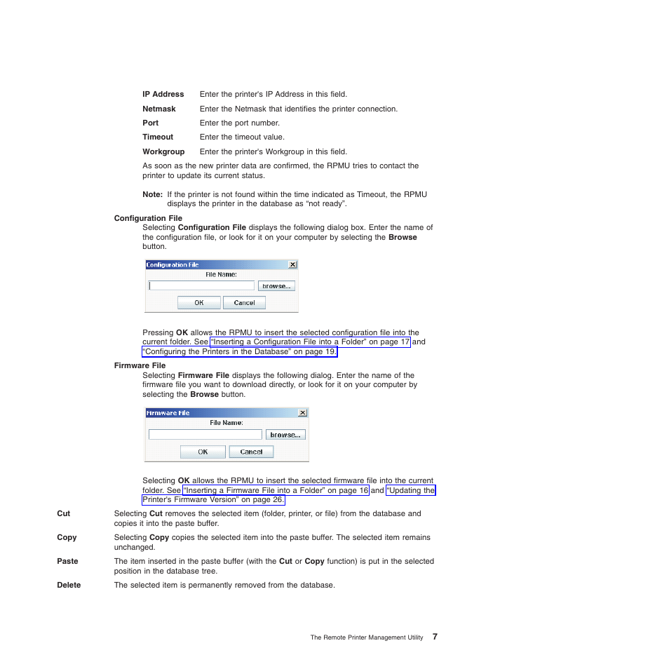 Compuprint 4247-L03 Remote Printer Management Utility User Manual | Page 11 / 36