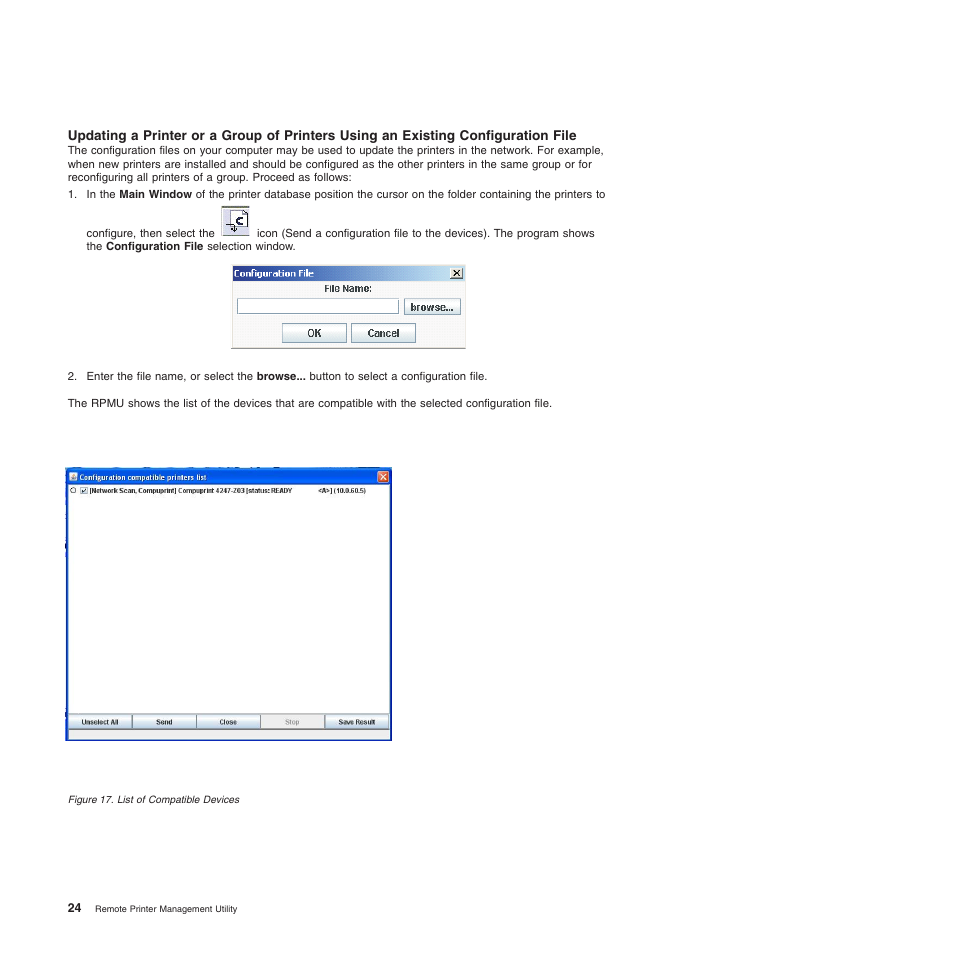 Compuprint 4247-L03 Remote Printer Management Utility User Manual | Page 28 / 36