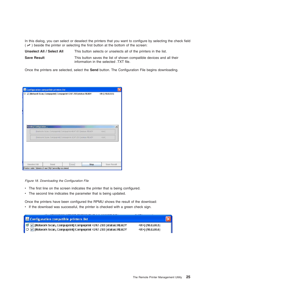 Compuprint 4247-L03 Remote Printer Management Utility User Manual | Page 29 / 36