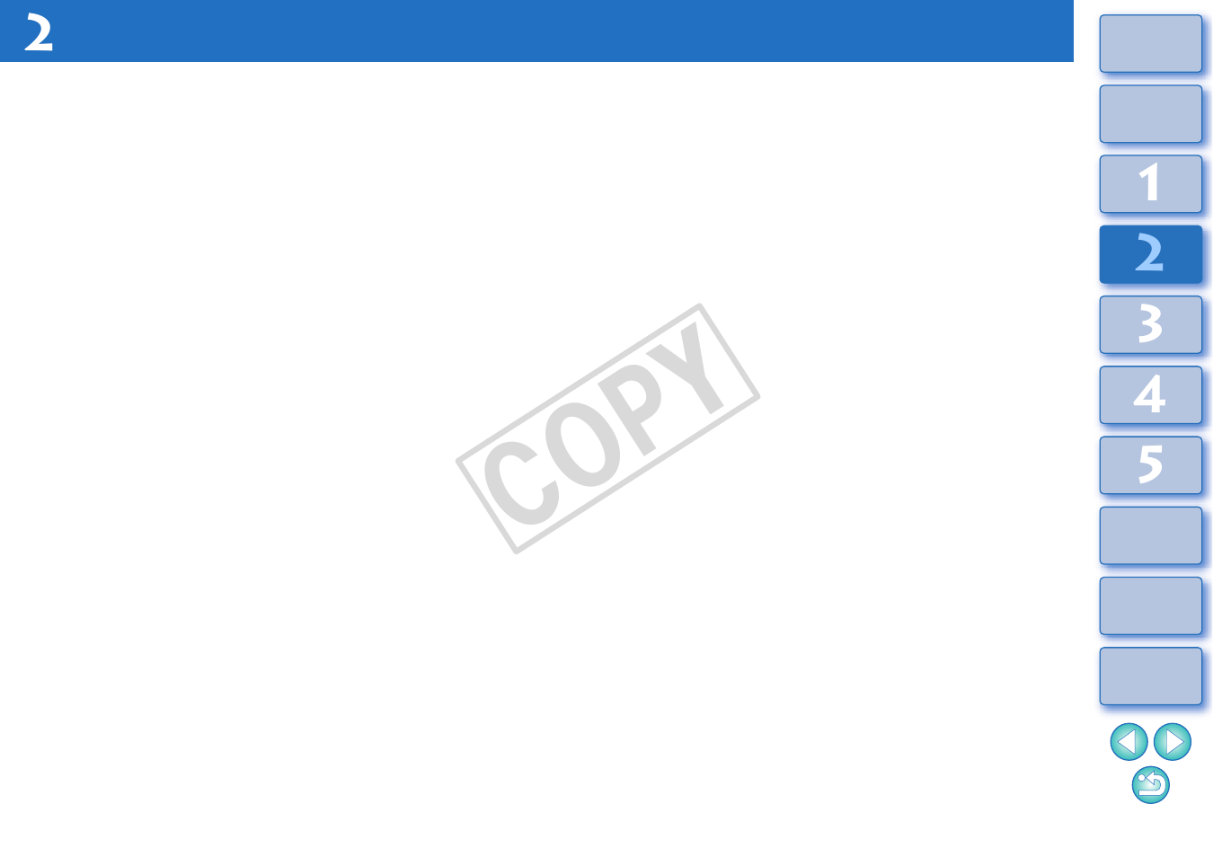 Advanced operation, Chapter 2 advanced operation, Cop y | Canon XT User Manual | Page 22 / 93