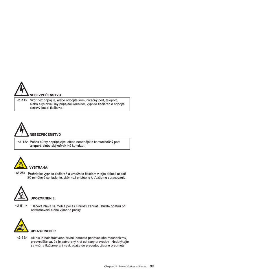 Compuprint 4247-L03 Safety Information User Manual | Page 103 / 122