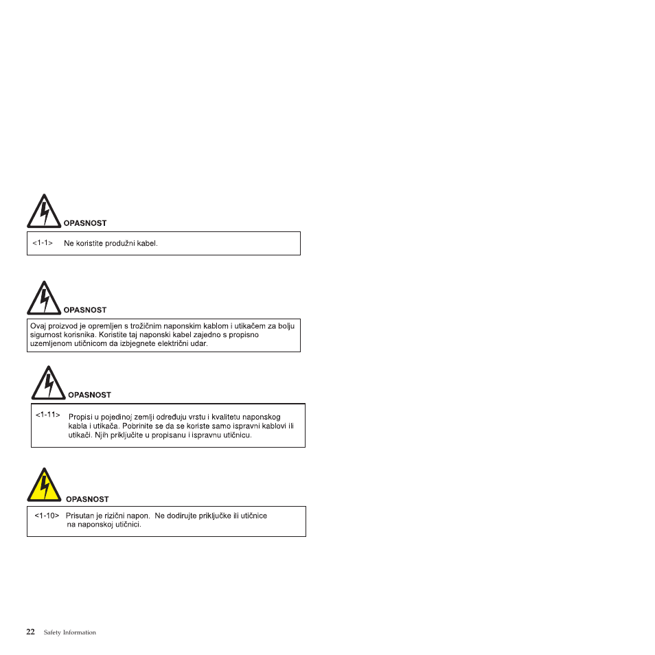 Compuprint 4247-L03 Safety Information User Manual | Page 26 / 122