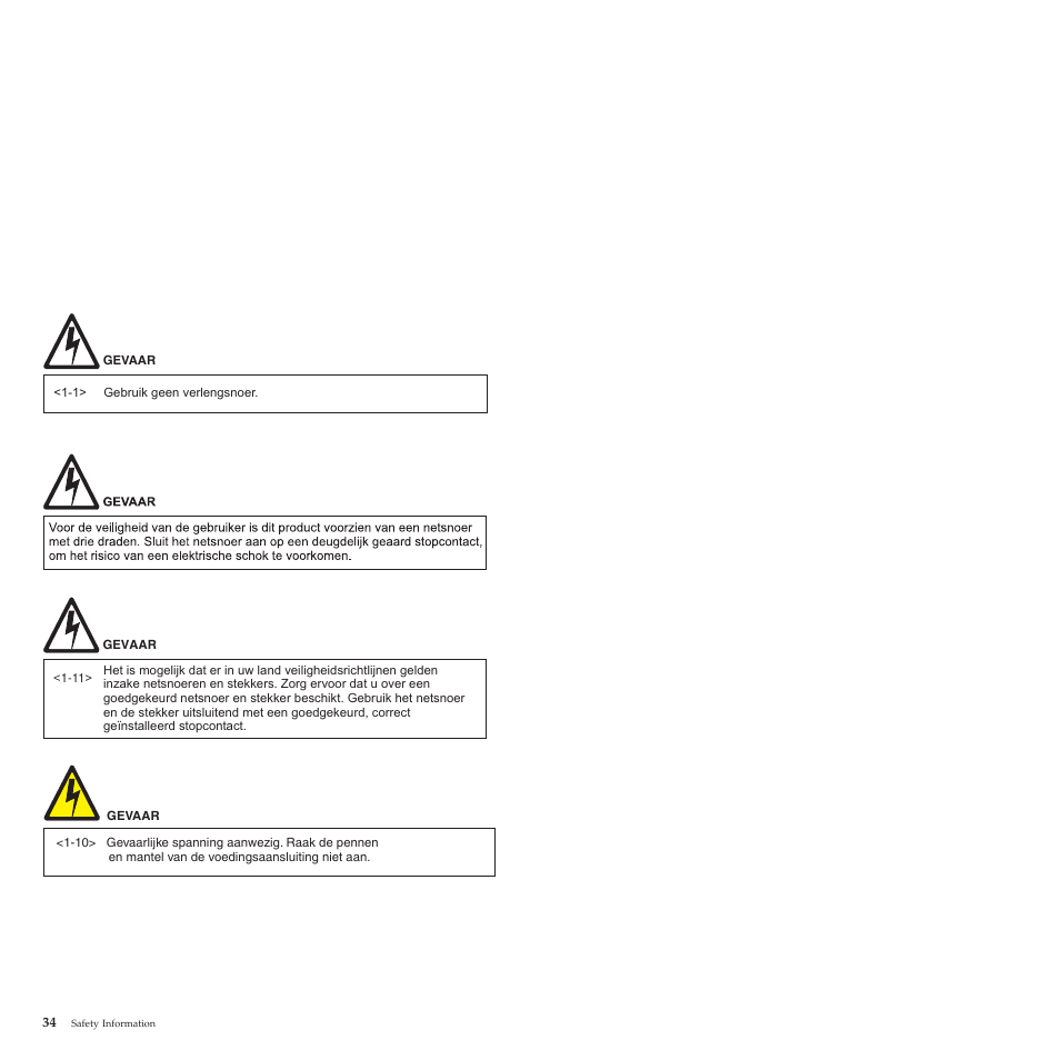 Compuprint 4247-L03 Safety Information User Manual | Page 38 / 122