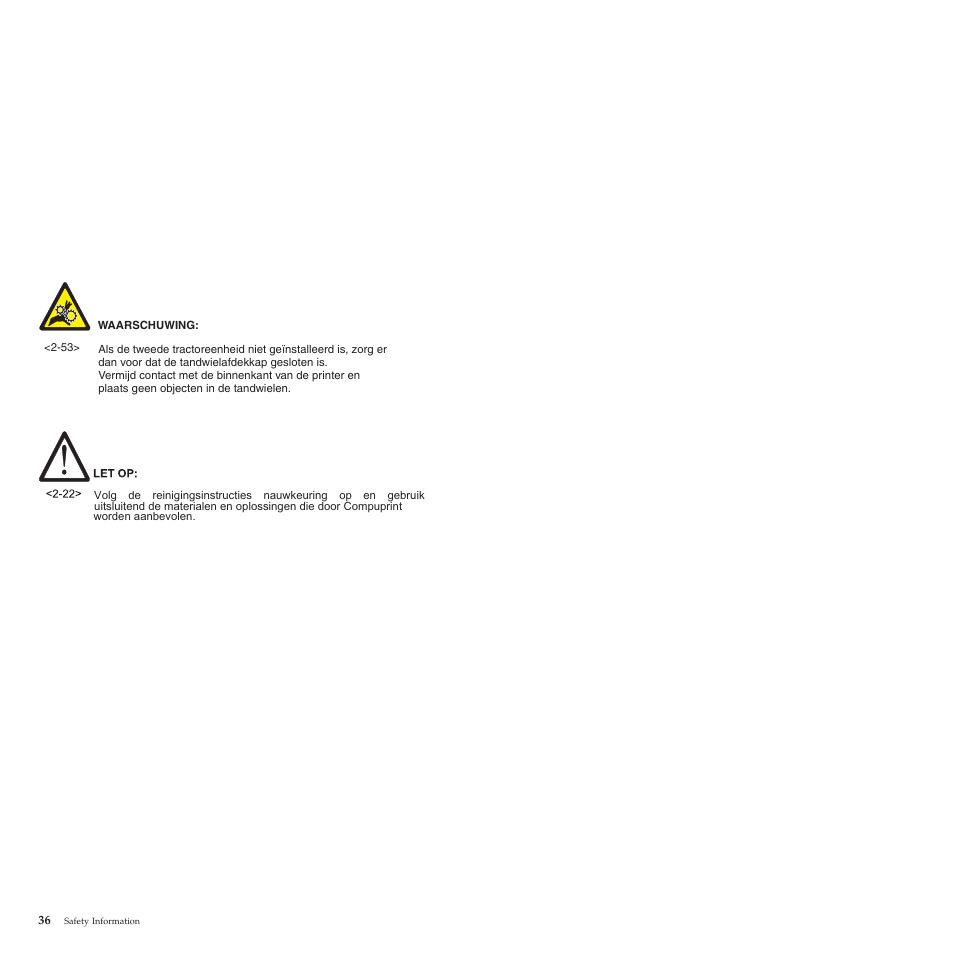 Compuprint 4247-L03 Safety Information User Manual | Page 40 / 122