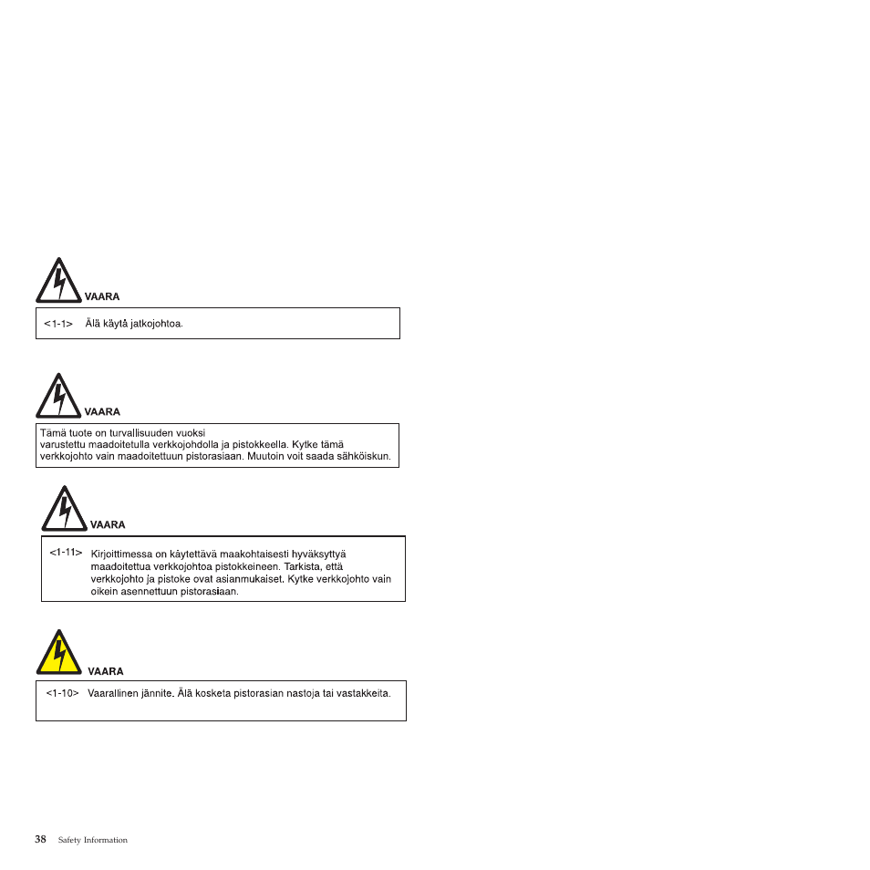 Compuprint 4247-L03 Safety Information User Manual | Page 42 / 122