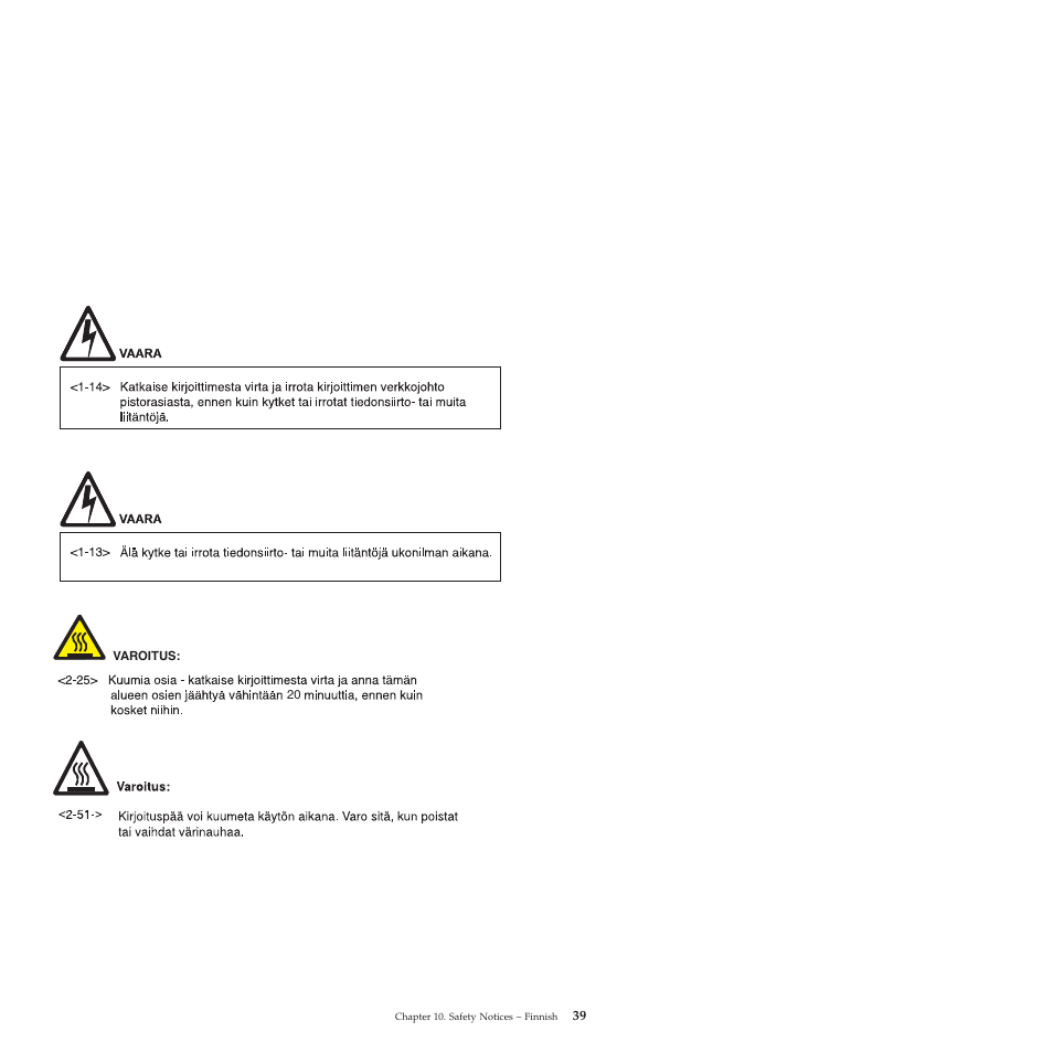 Compuprint 4247-L03 Safety Information User Manual | Page 43 / 122