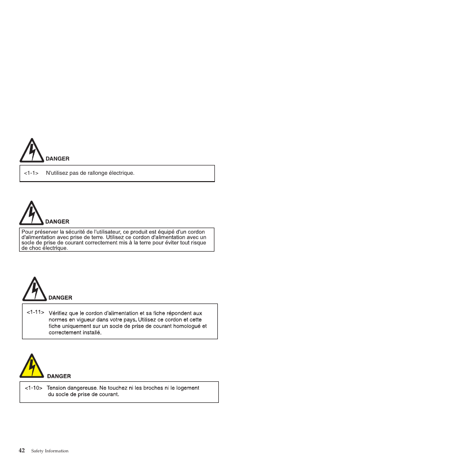 Compuprint 4247-L03 Safety Information User Manual | Page 46 / 122