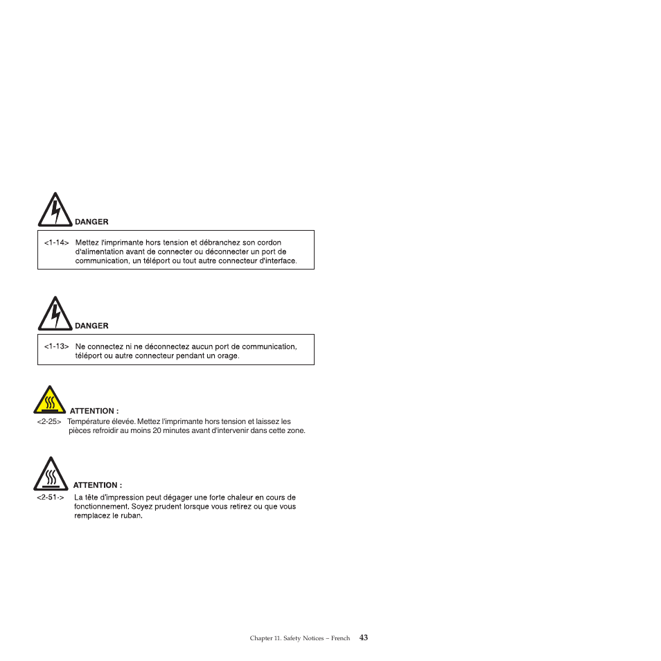 Compuprint 4247-L03 Safety Information User Manual | Page 47 / 122