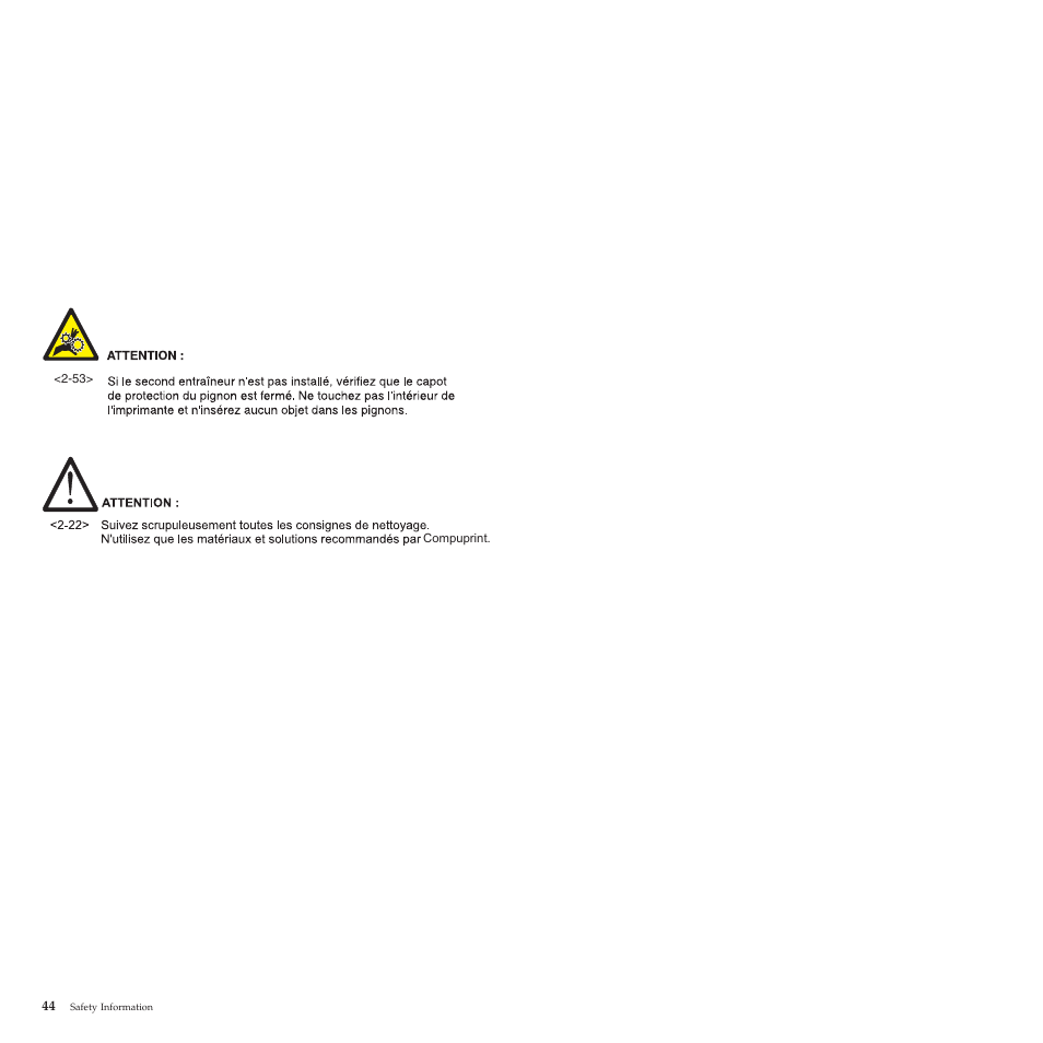 Compuprint 4247-L03 Safety Information User Manual | Page 48 / 122