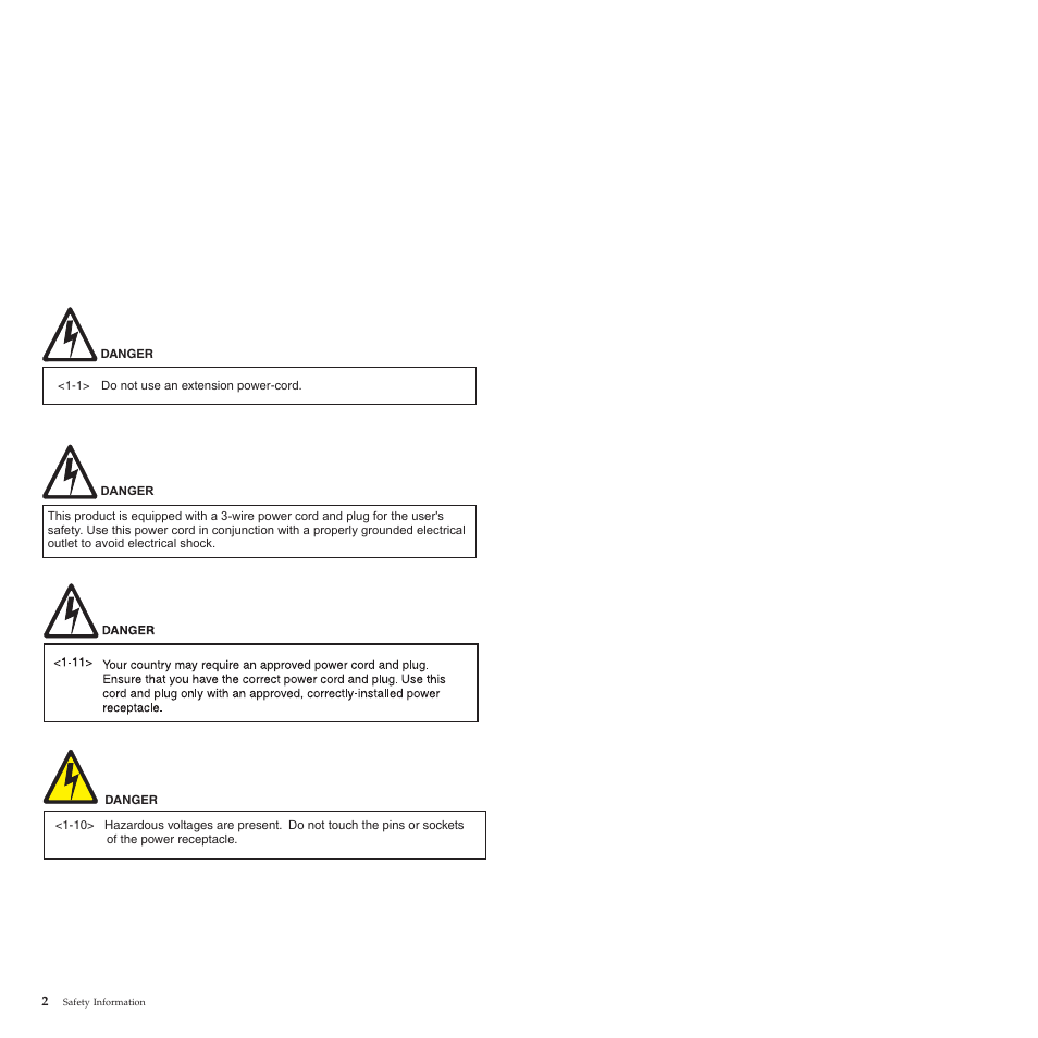 Compuprint 4247-L03 Safety Information User Manual | Page 6 / 122