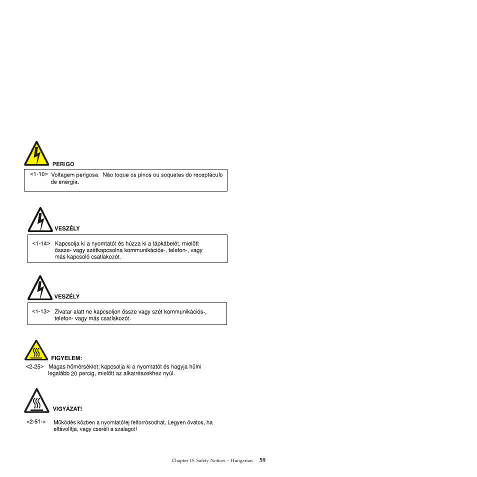 Compuprint 4247-L03 Safety Information User Manual | Page 63 / 122