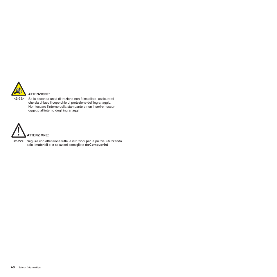 Compuprint 4247-L03 Safety Information User Manual | Page 72 / 122