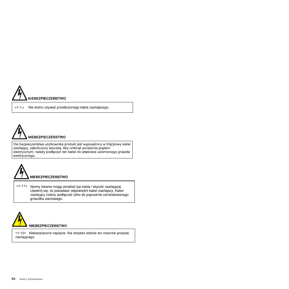 Compuprint 4247-L03 Safety Information User Manual | Page 90 / 122