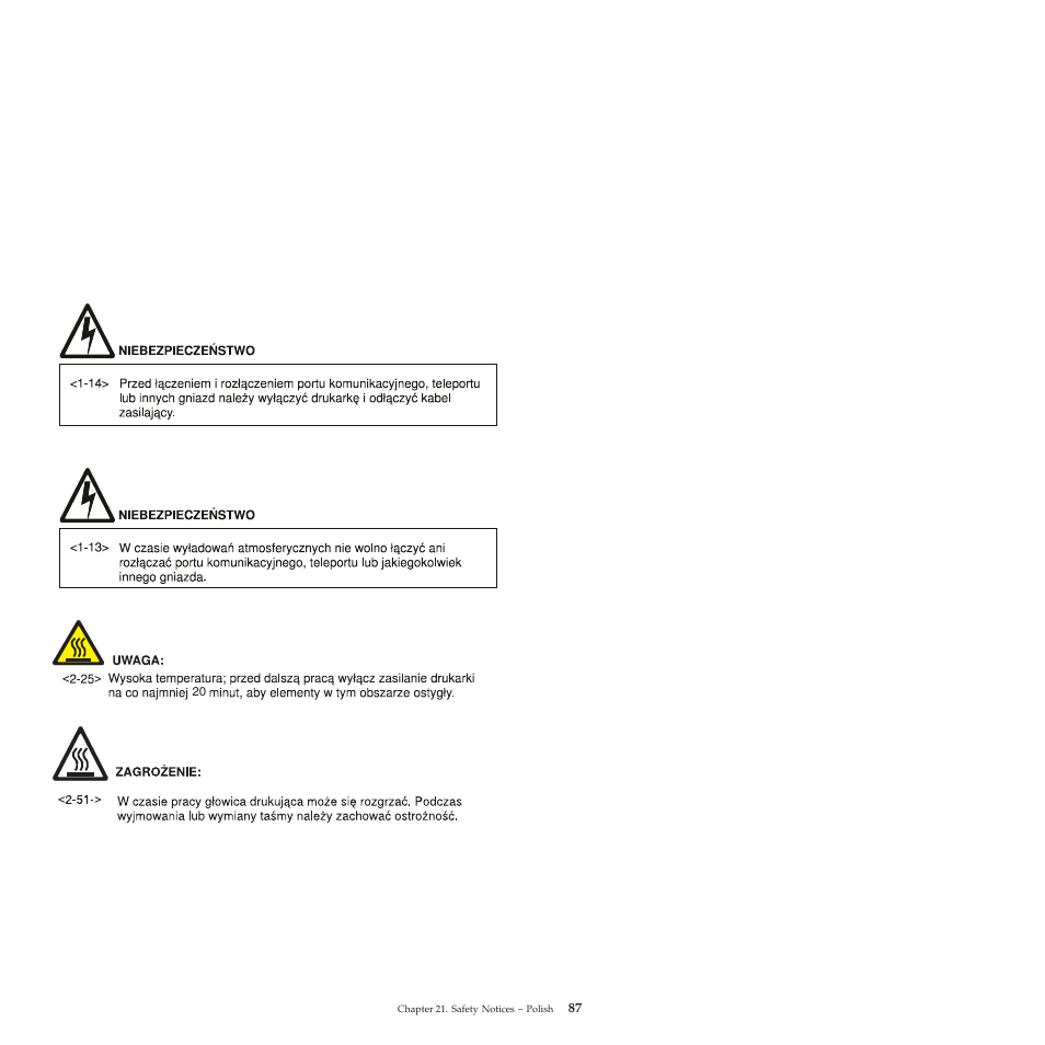 Compuprint 4247-L03 Safety Information User Manual | Page 91 / 122