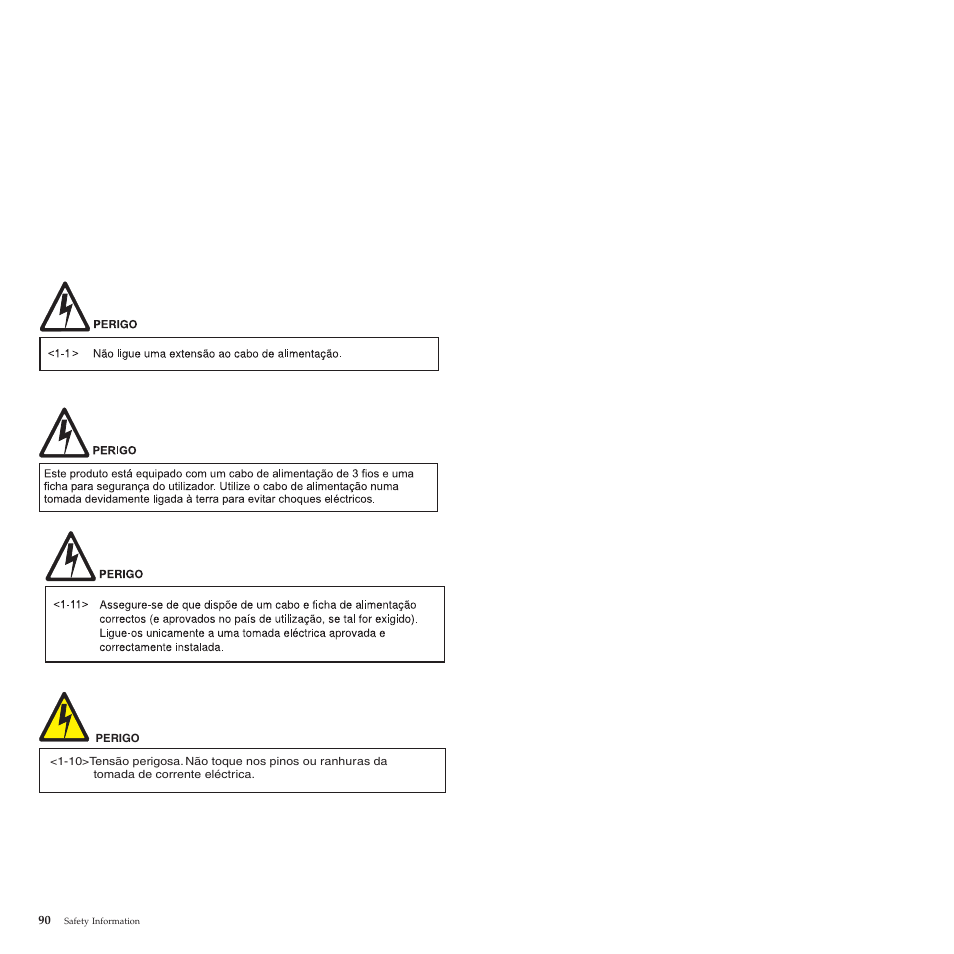 Compuprint 4247-L03 Safety Information User Manual | Page 94 / 122