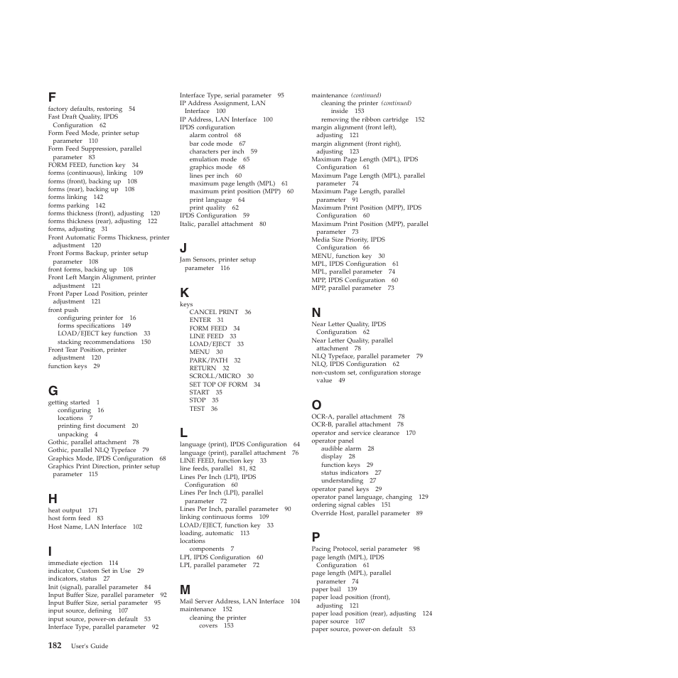 Compuprint 4247-Z03 User Manual | Page 198 / 204