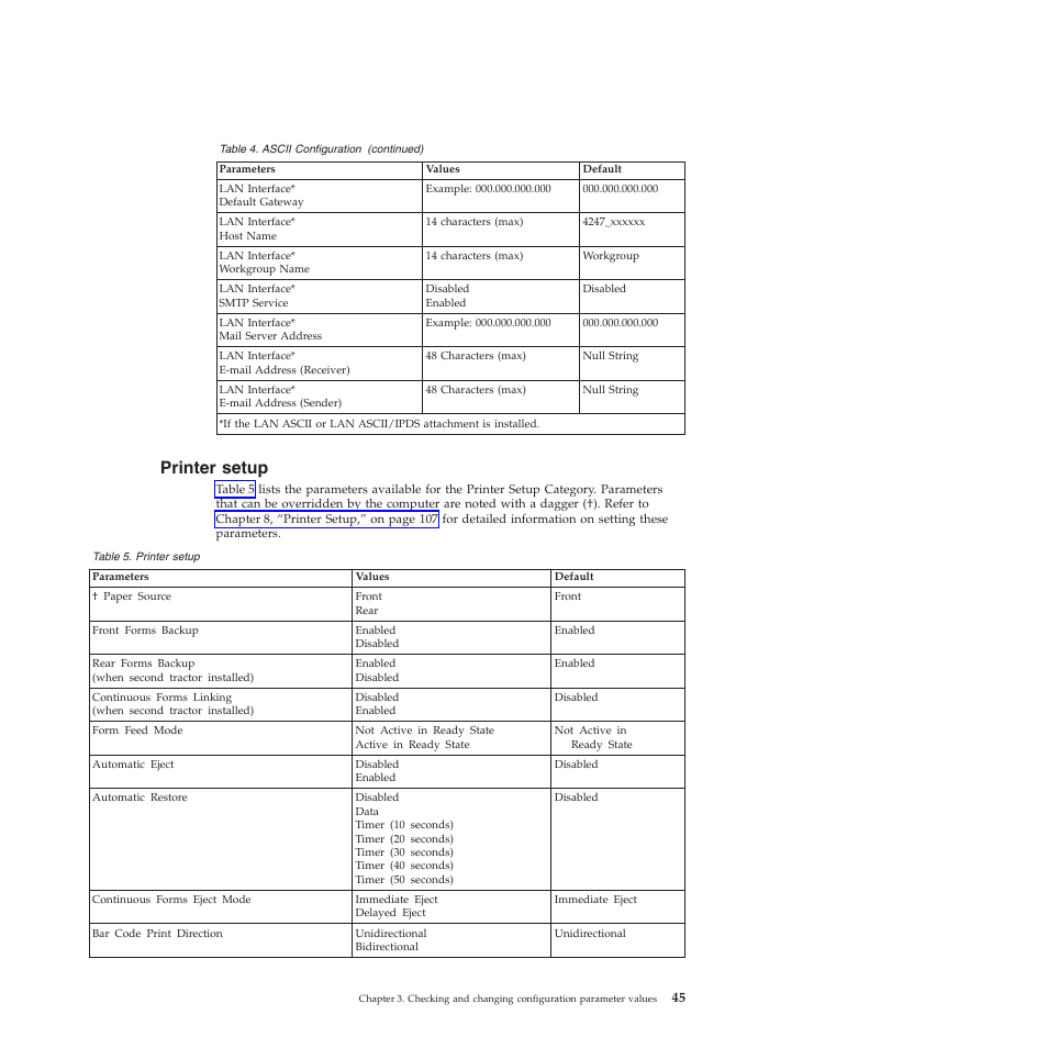 Printer setup | Compuprint 4247-Z03 User Manual | Page 61 / 204