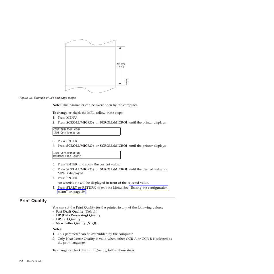 Print quality | Compuprint 4247-Z03 User Manual | Page 78 / 204