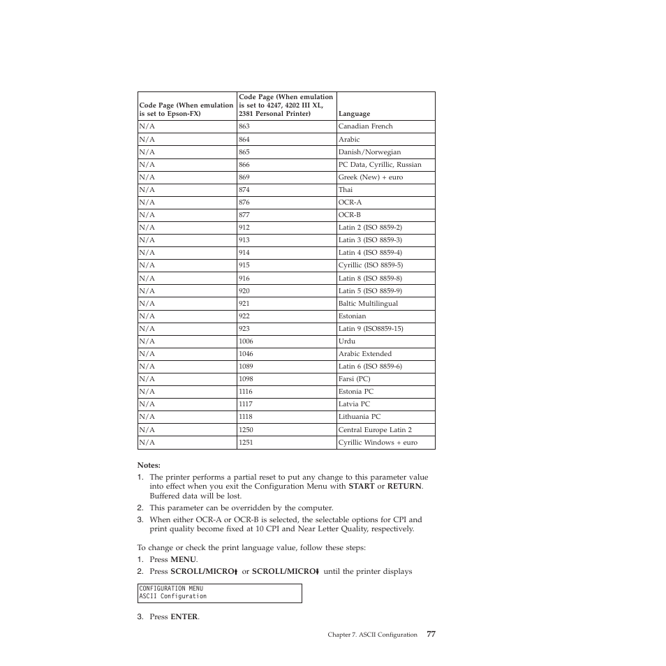 Compuprint 4247-Z03 User Manual | Page 93 / 204