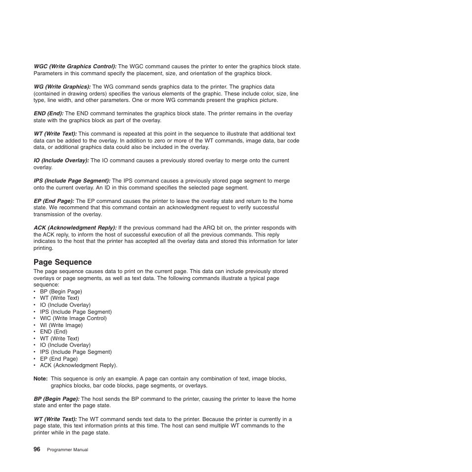 Page sequence | Compuprint 4247-Z03 Programmer Manual User Manual | Page 116 / 380