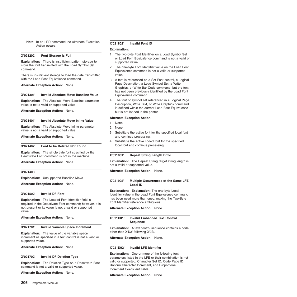 Compuprint 4247-Z03 Programmer Manual User Manual | Page 226 / 380