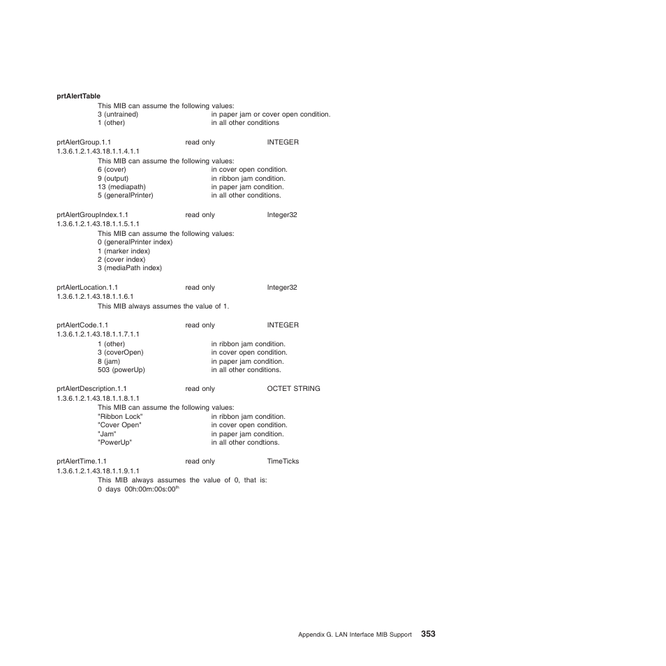 Compuprint 4247-Z03 Programmer Manual User Manual | Page 373 / 380