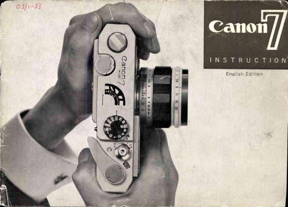 Canon Model 7 User Manual | 48 pages