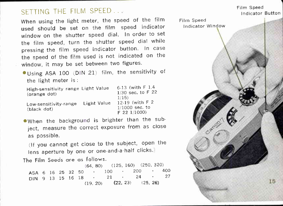 Canon | Canon Model 7 User Manual | Page 15 / 48
