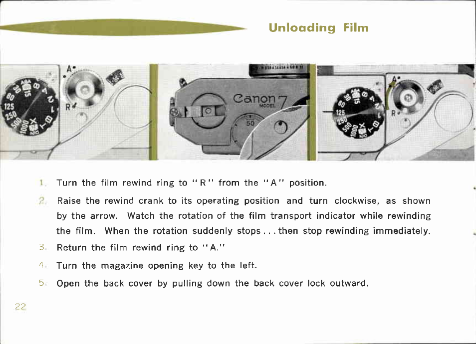 Canon Model 7 User Manual | Page 22 / 48