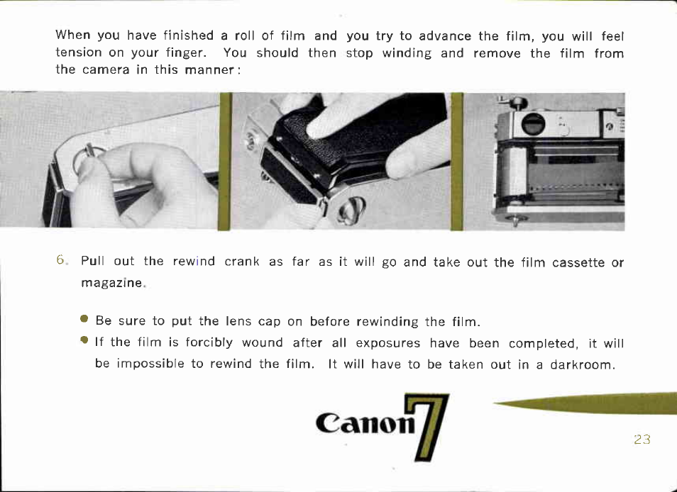 Cano | Canon Model 7 User Manual | Page 23 / 48
